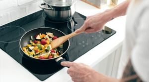 cooking a healthy meal