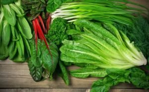 Leafy green vegetables