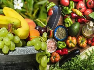 Fruits and vegetables